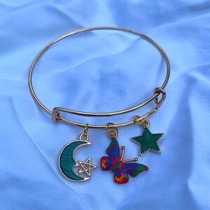 Brand New! Handmade! Adjustable Charm Bracelet